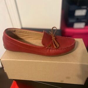 Red Clark Loafers